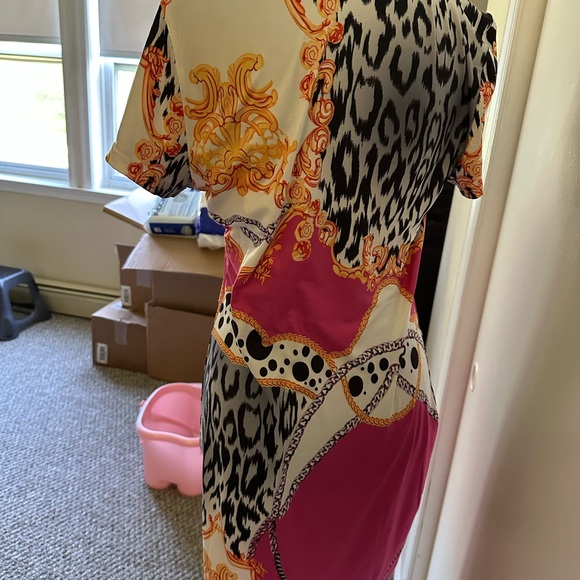 Colorful Patchwork Dress - Picture 2 of 2